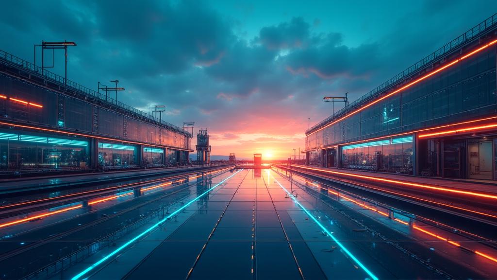 Modern logistics network overview