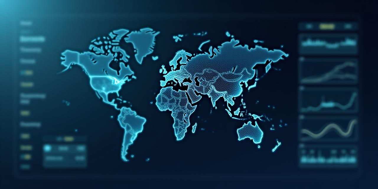Interface displaying a shipping timeline with map dots and transit data
